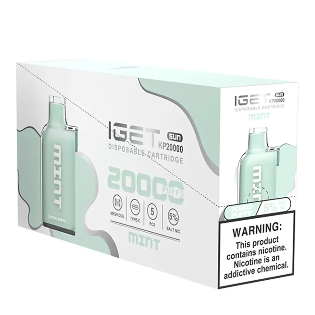 IgetPod 5pk 5% 20k Mint Box (6936927634650)
