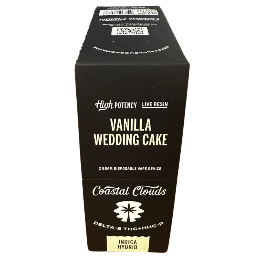 Coastal Clouds Vanilla Wedding Cake 2g (High Potency, Live Resin) - 5ct. Display - (684417990736)