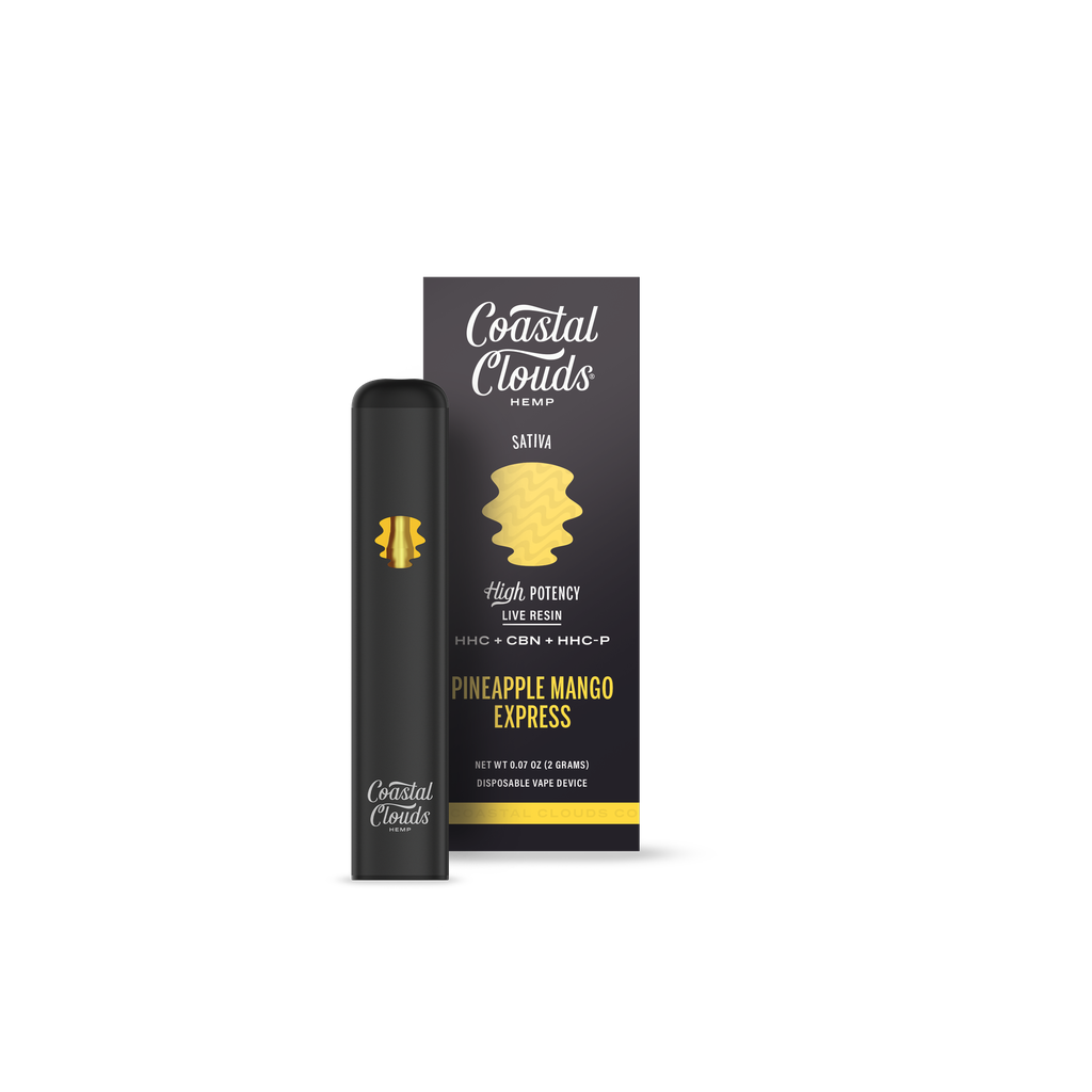 Pineapple Mango Express 2g (High Potency, Live Resin) - 5ct. Display - (684417990811)