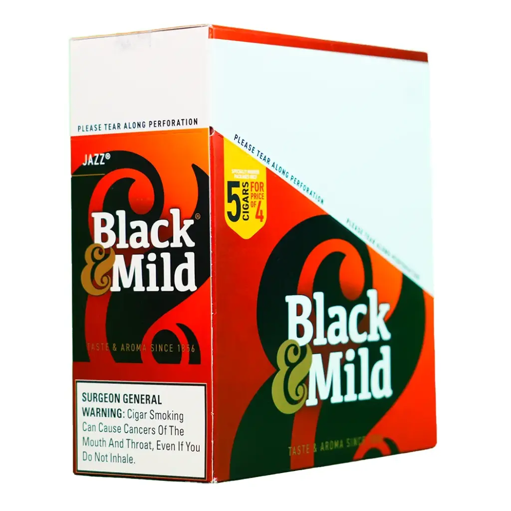 Black & Mild 10-5pk Jazz 5 For 4 Box (070137515593)
