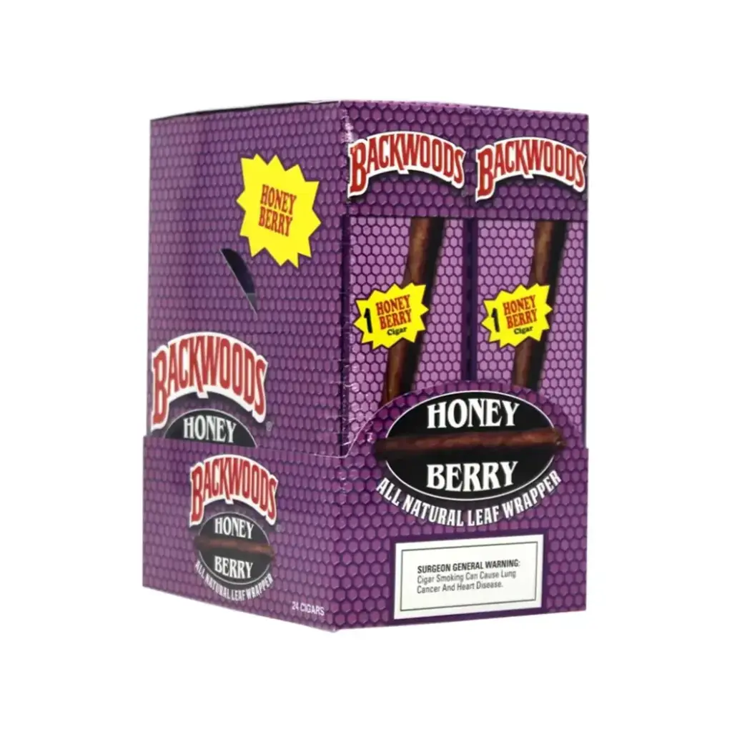 Backwoods 1pk 24ct Honey Berry Box (071610302044)