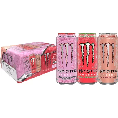 Monster Energy 24pk 16oz Ultra Variety Pack Zero Sugar Box (070847893325)