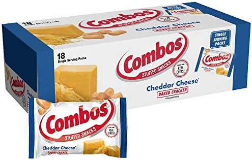 Combos 18pk Cheddar Cheese Cracker Blue Box (041419715741)