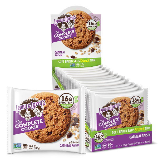Lenny & Larrys 12pk Cookies Oatmeal Raisin Box (787692835560)