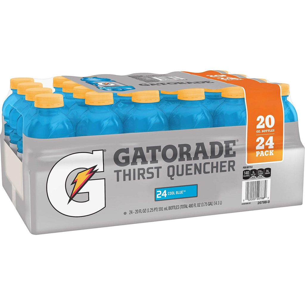 Gatorade 24pk 20oz Cool Blue Unit (052000324815)