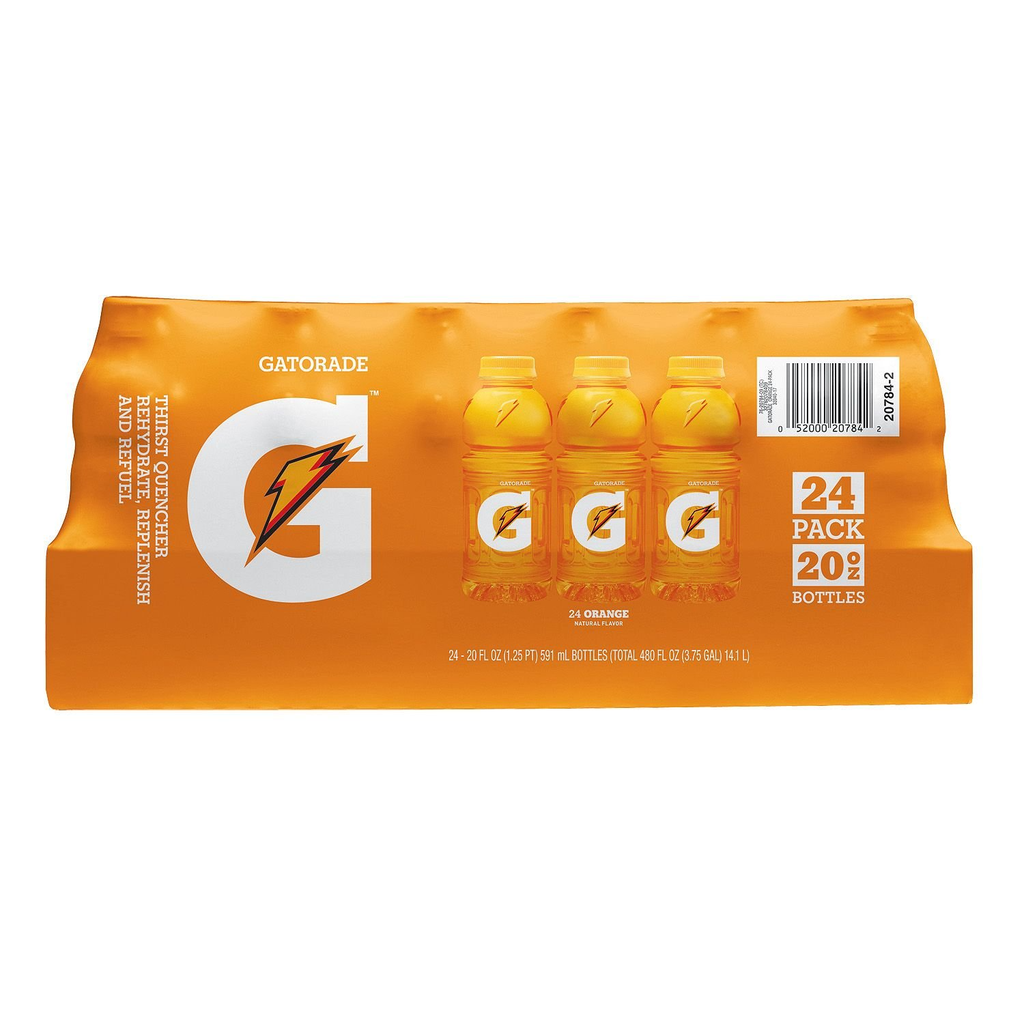 GATORADE 20 OZ ORANGE 1/24 UNIT (052000328677)
