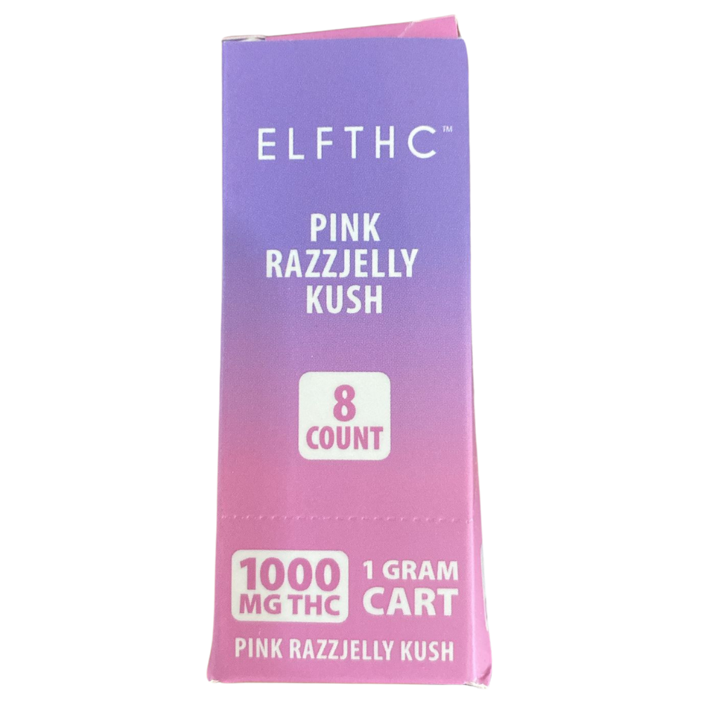 ELF THC 1000 MG PINK RAZZJELLY KUSH 8 COUNT (728633591046)