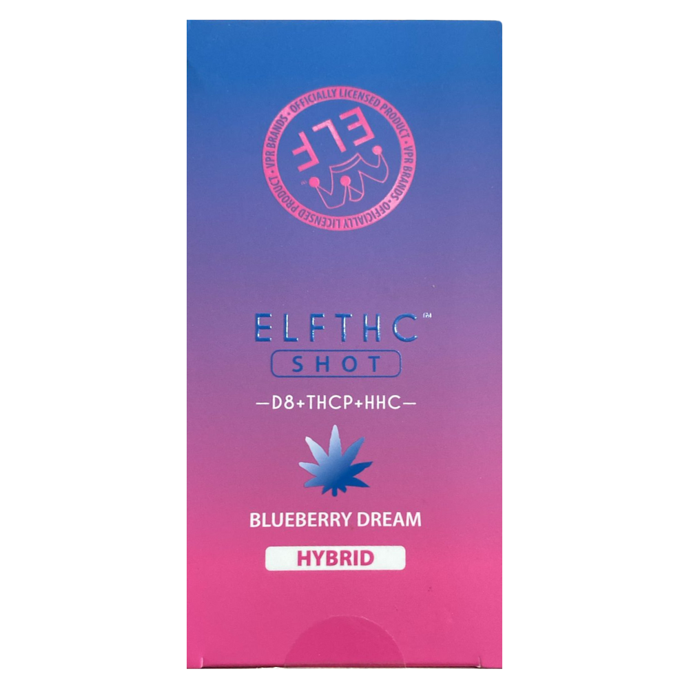 Elf Thc Shot 8pk Blueberry Dream Box (728633591510)