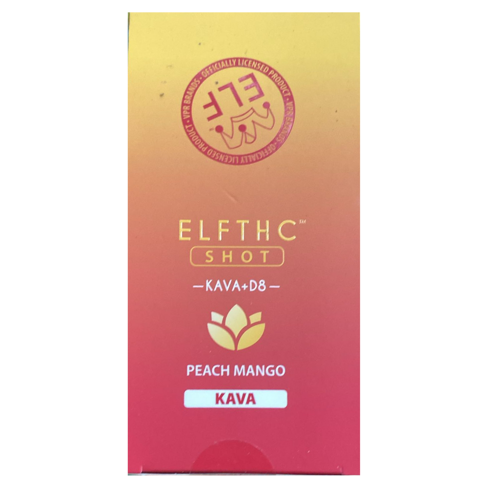 ELF THC SHOT PEACH MANGO 8 COUNT (728633591459)    