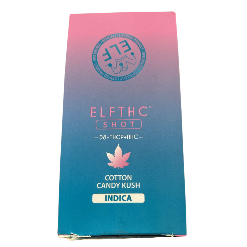 ELF THC SHOT COTTON CANDY KUSH 8 COUNT (728633591473)