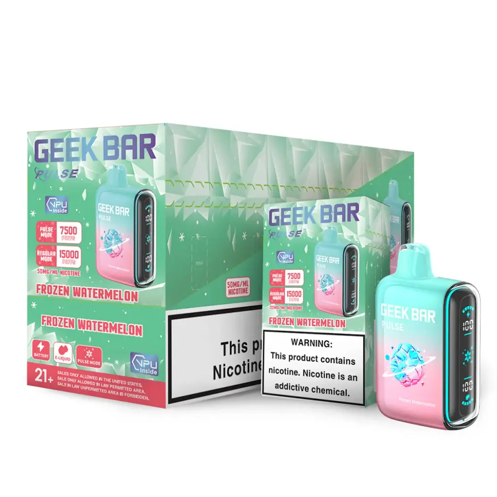 GeekBarPulse 5pk 5% 15k Frozen Watermelon Box (810125439070) Unit (810125439063)