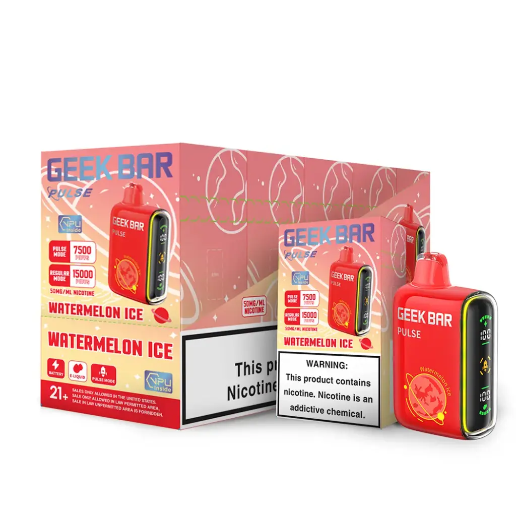 GeekBarPulse 5pk 5% 15k Watermelon Ice Box (810125434556)
