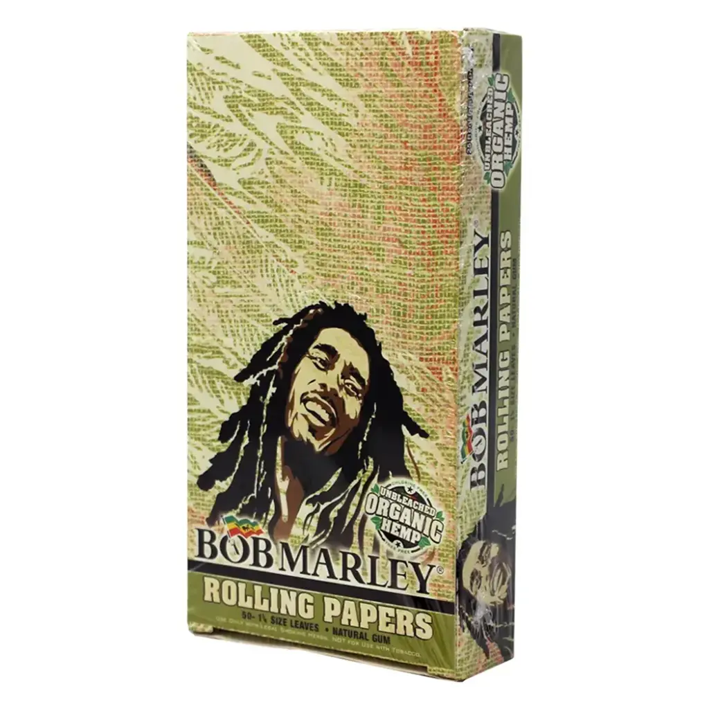 BOB MARLEY ORGANIC HEMP 1 1/4 25 PC CIGARETTE PAPER (887982093981)UNIT (887982093882)