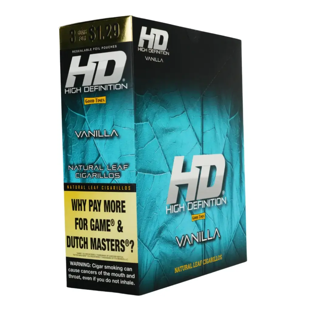 GT HD 3 For $1.29 15pk Vanilla Box (842426167161)