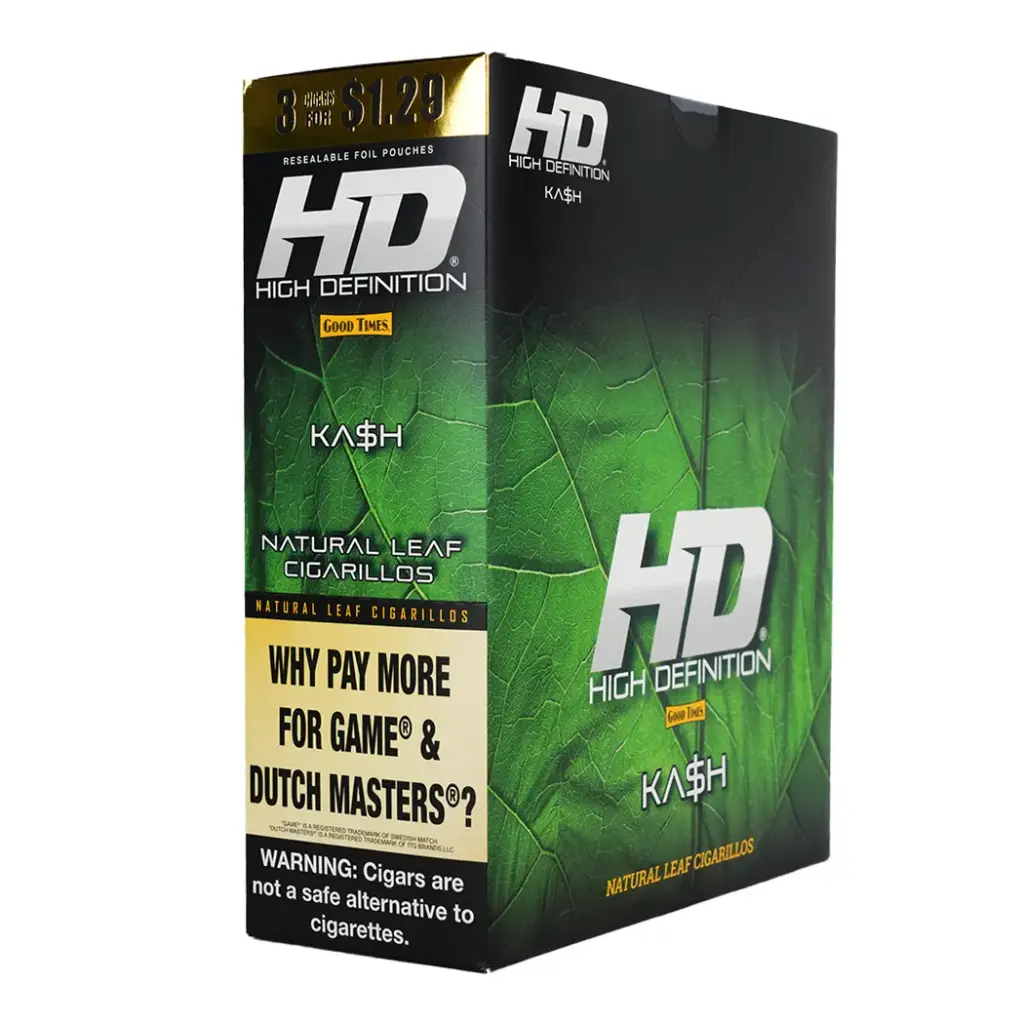 GT HD 3 For $1.29 15pk Kash Box (842426167017)