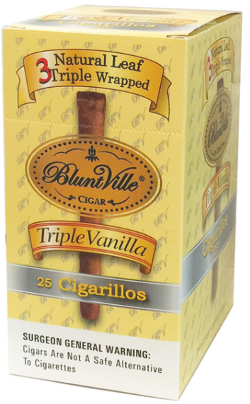 Blunt Ville 25ct $1.29 Triple Vanilla Box (819721012366)