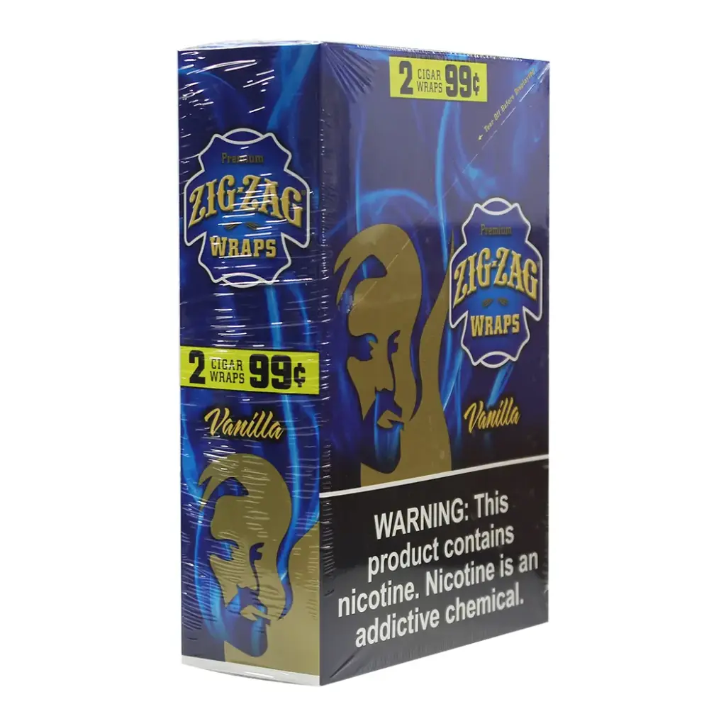 ZigZag Wrap 2 For $0.99 Vanilla Box (784762071712)