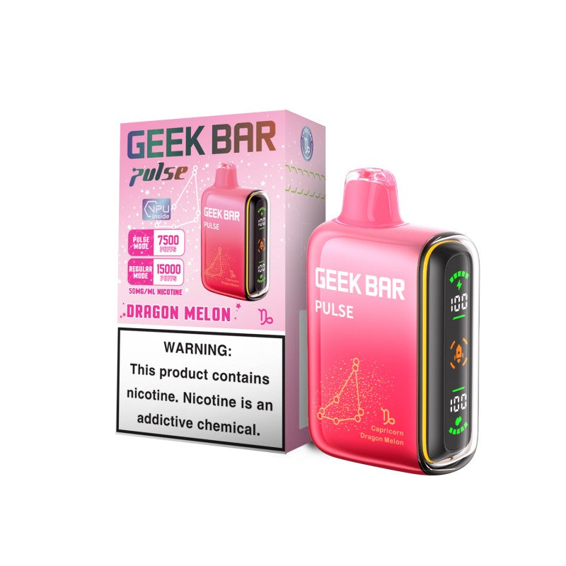 GeekBarPulseX 5pk 5% 25k Dragon Melon Box (810125436819)