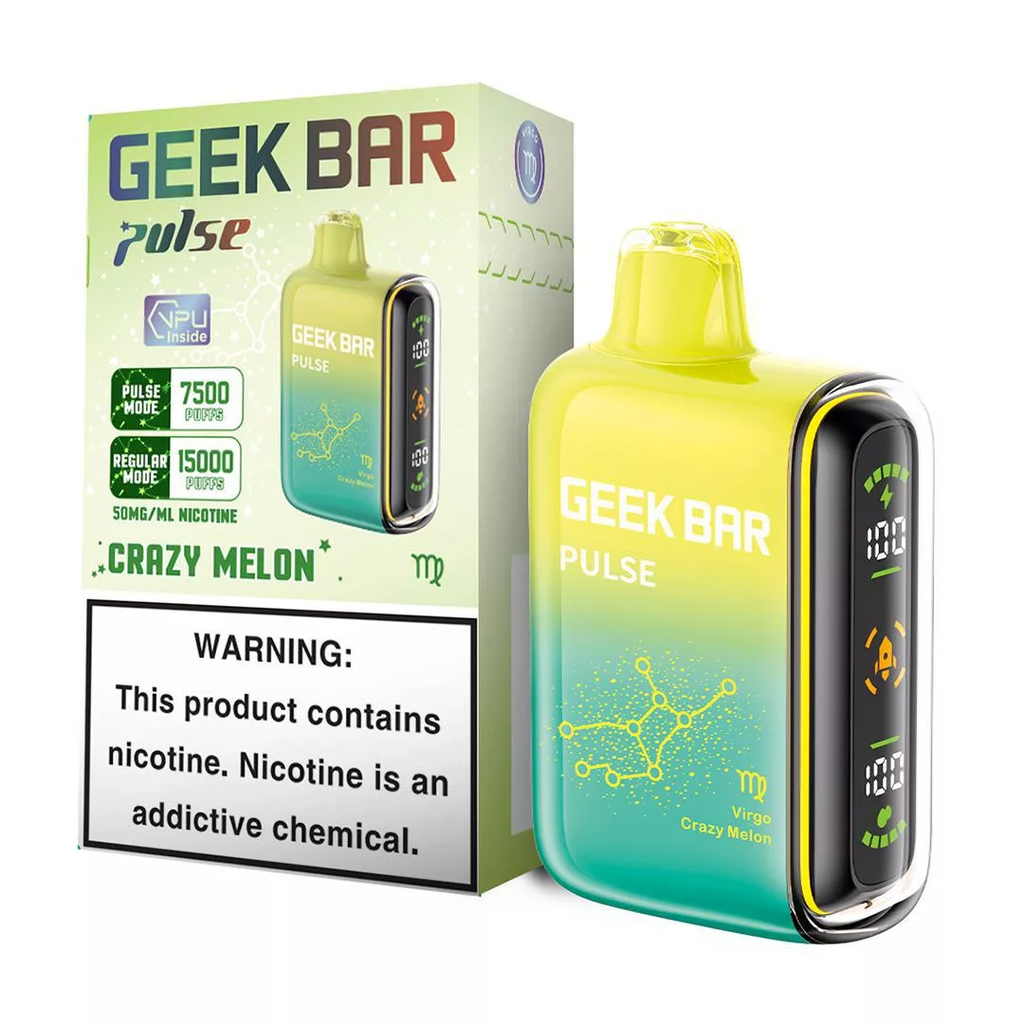 GeekBarPulseX 5pk 5% 25k Crazy Melon Box (810125437069)