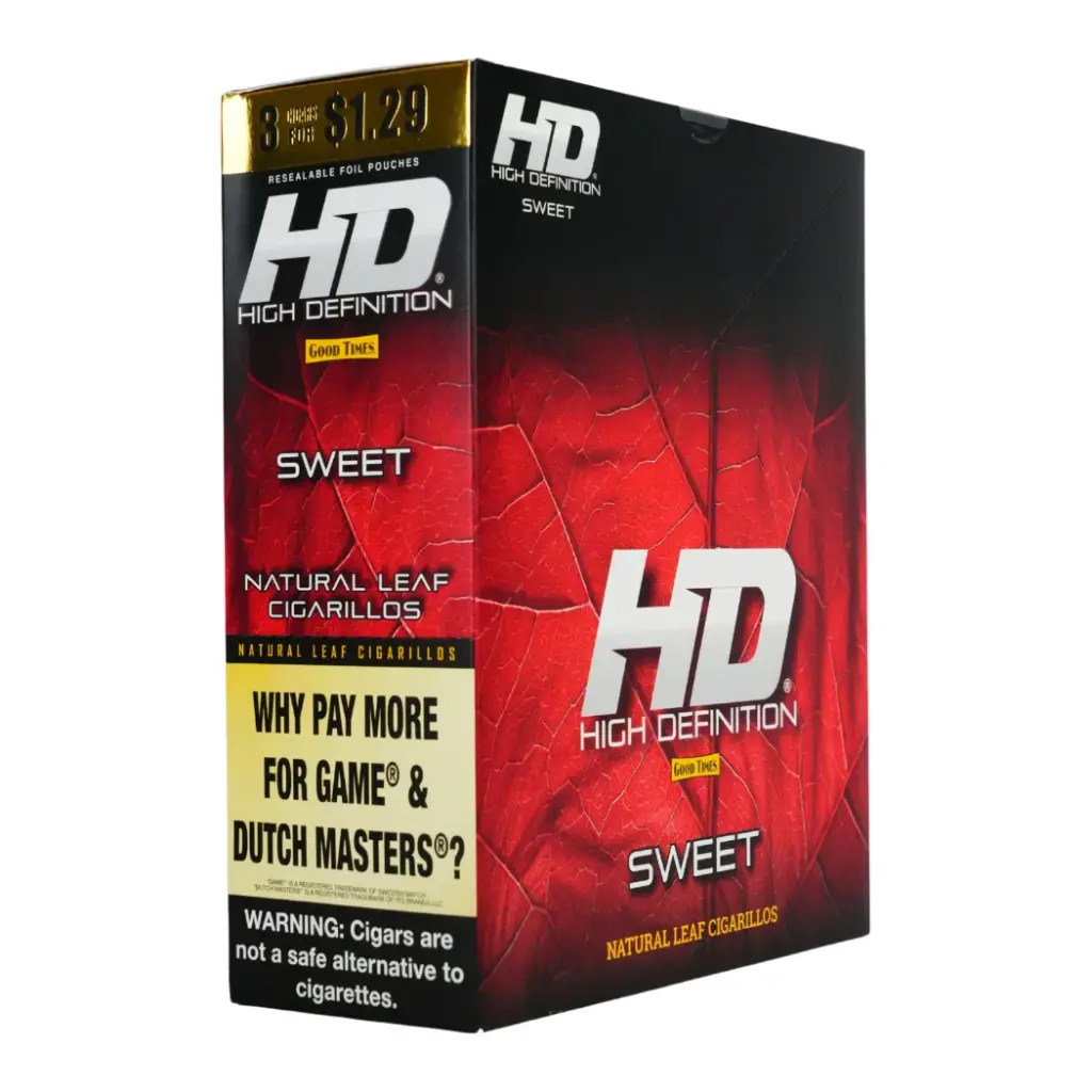 GT HD 3 For $1.29 15pk Sweet Box (842426167109)