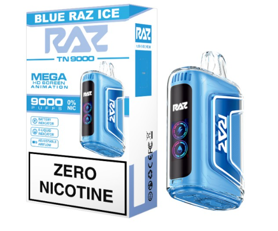 RazTn9000 5pk 0% 9k Blue Raz Ice Box (6975984059914)