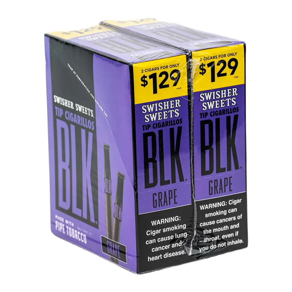 Swisher Blk 2 For $1.29 Grape Box (025900336721)