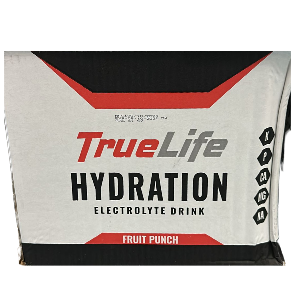 Truelife Electrolyte 12pk 20oz Fruit Punch Box (8935048613580)