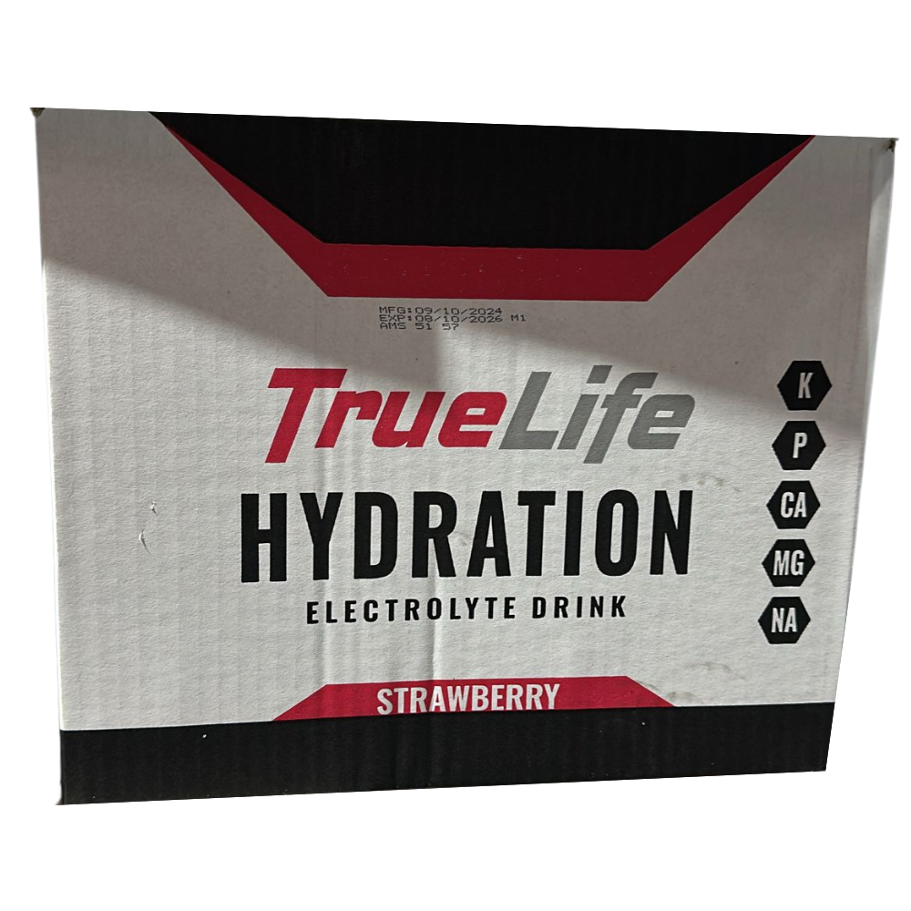 Truelife Electrolyte 12pk 20oz Strawberry Box (8935048613559)