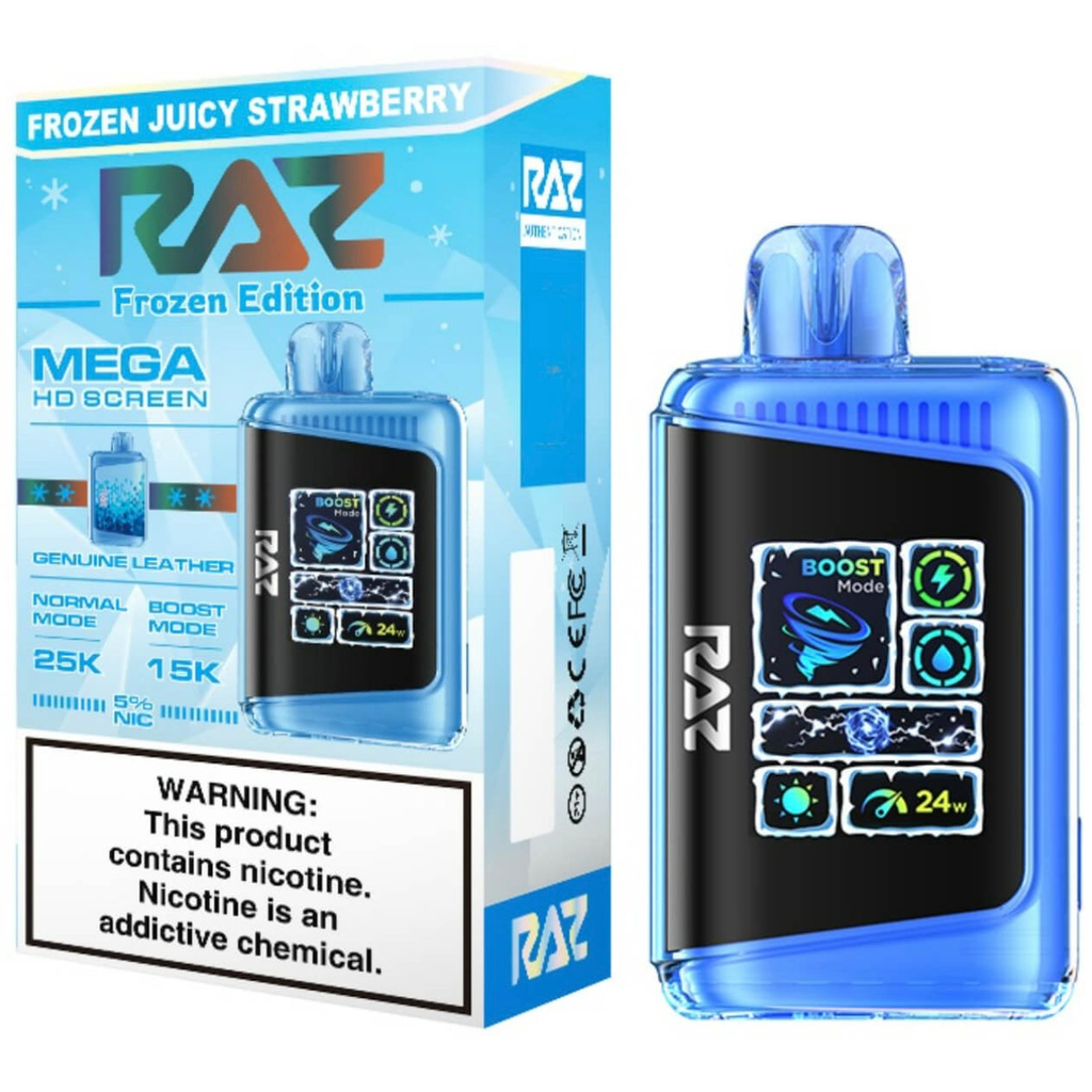 RazLtx 5pk 5% 25k Frozen Juicy Strawberry Box (6972866507433)