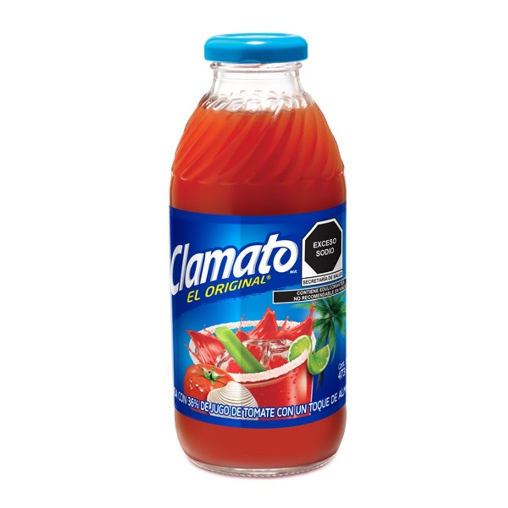 Clamato Vidrio 12pk 16oz Original Unit (014800515329)