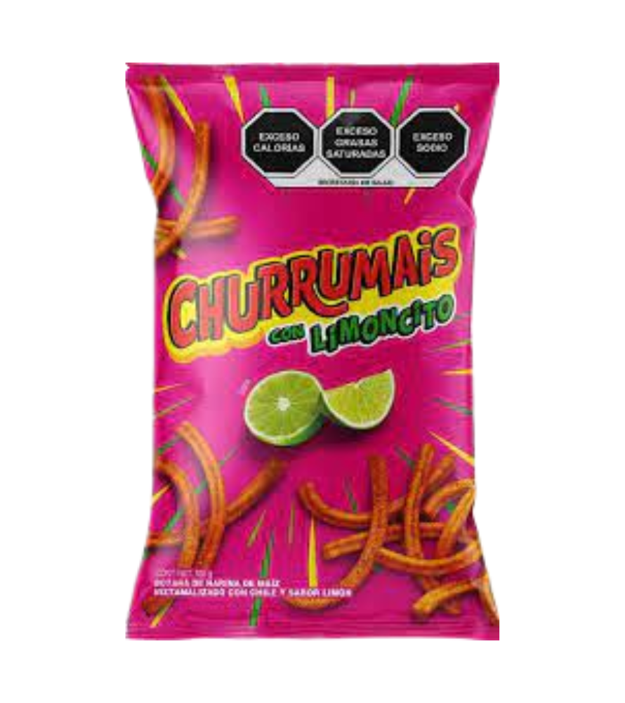 Sabritas 1pk 185g Churrumais Limon Unit (7500478002559)