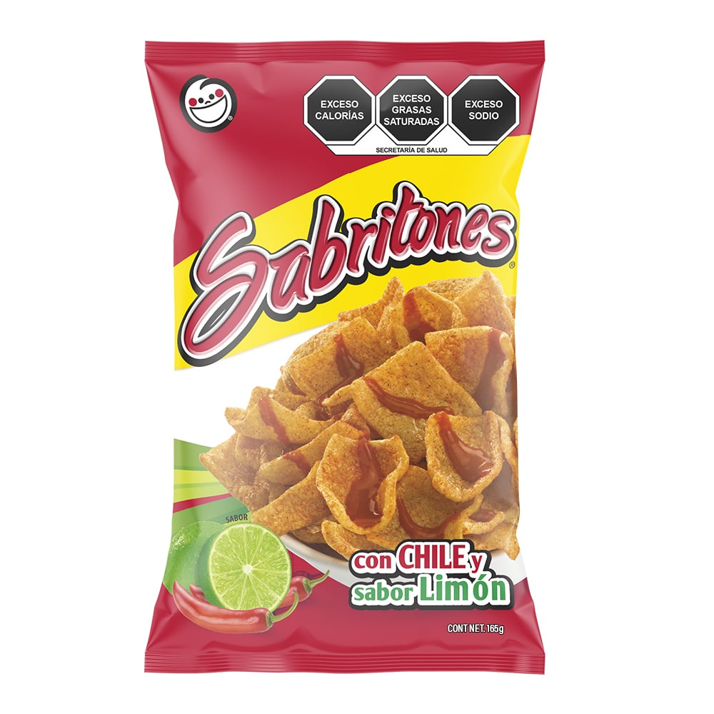 Sabritas 1pk 113g Sabritones Chile y Limon Unit (7501011151086)