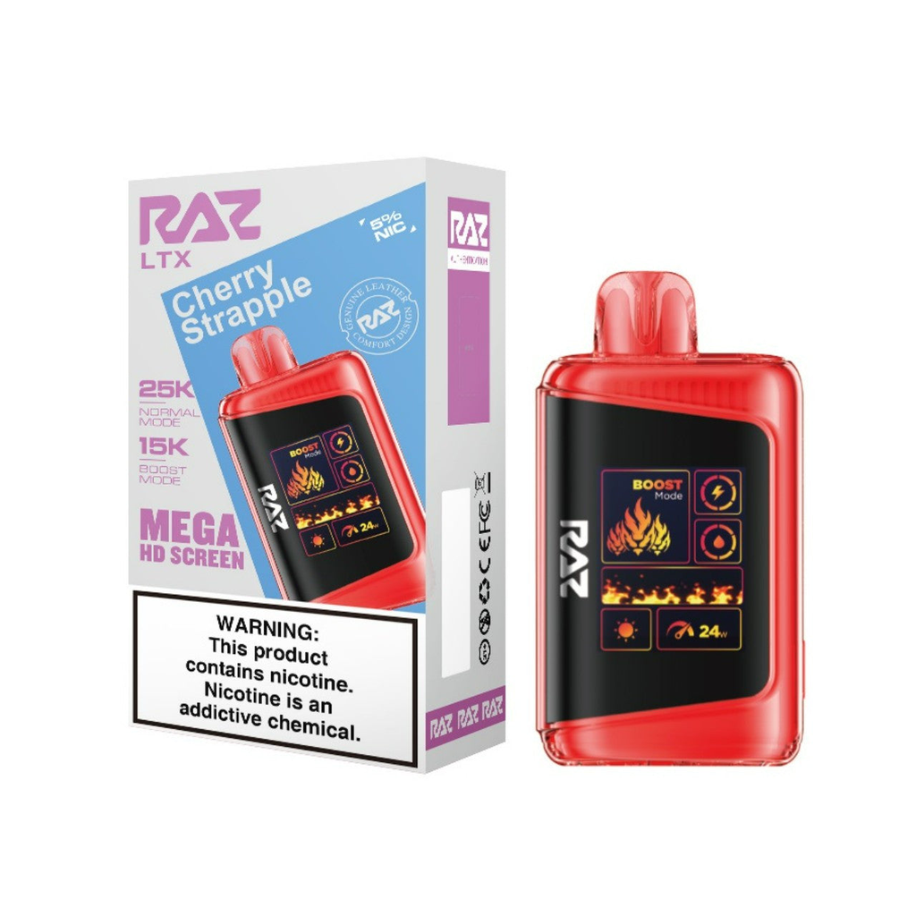 RazLtx 5pk 5% 25k Cherry Strapple Box (6972866507853)