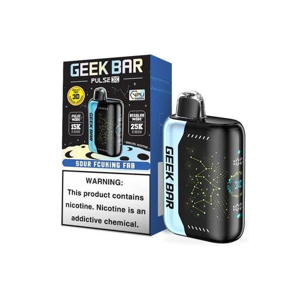GeekBarPulseX 5pk 5% 25k Sour Fucking Fab Box (6977454904151)