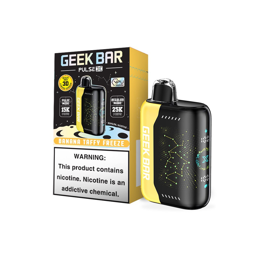 GeekBarPulseX 5pk 5% 25k Banana Taffy Box (6977454904052)