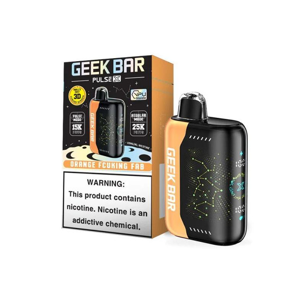 GeekBarPulseX 5pk 5% 25k Orange Fuckign Fab Box (6977454904236)