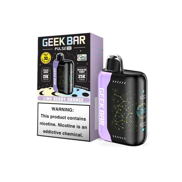GeekBarPulseX 5pk 5% 25k Lime Berry Orange Box (6977454903970)