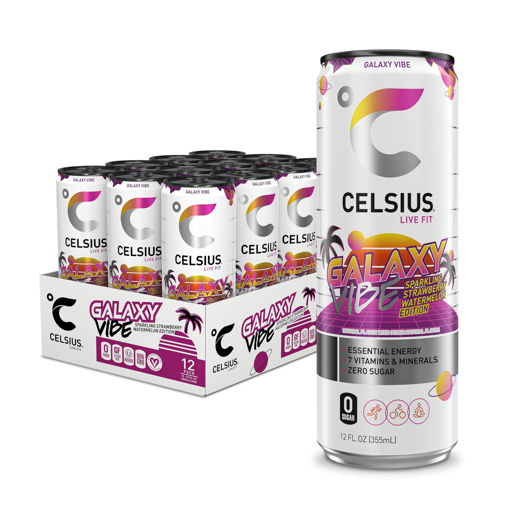 Celsius Sparkling 12pk 12oz Galaxy Vibe Box (889392001334)