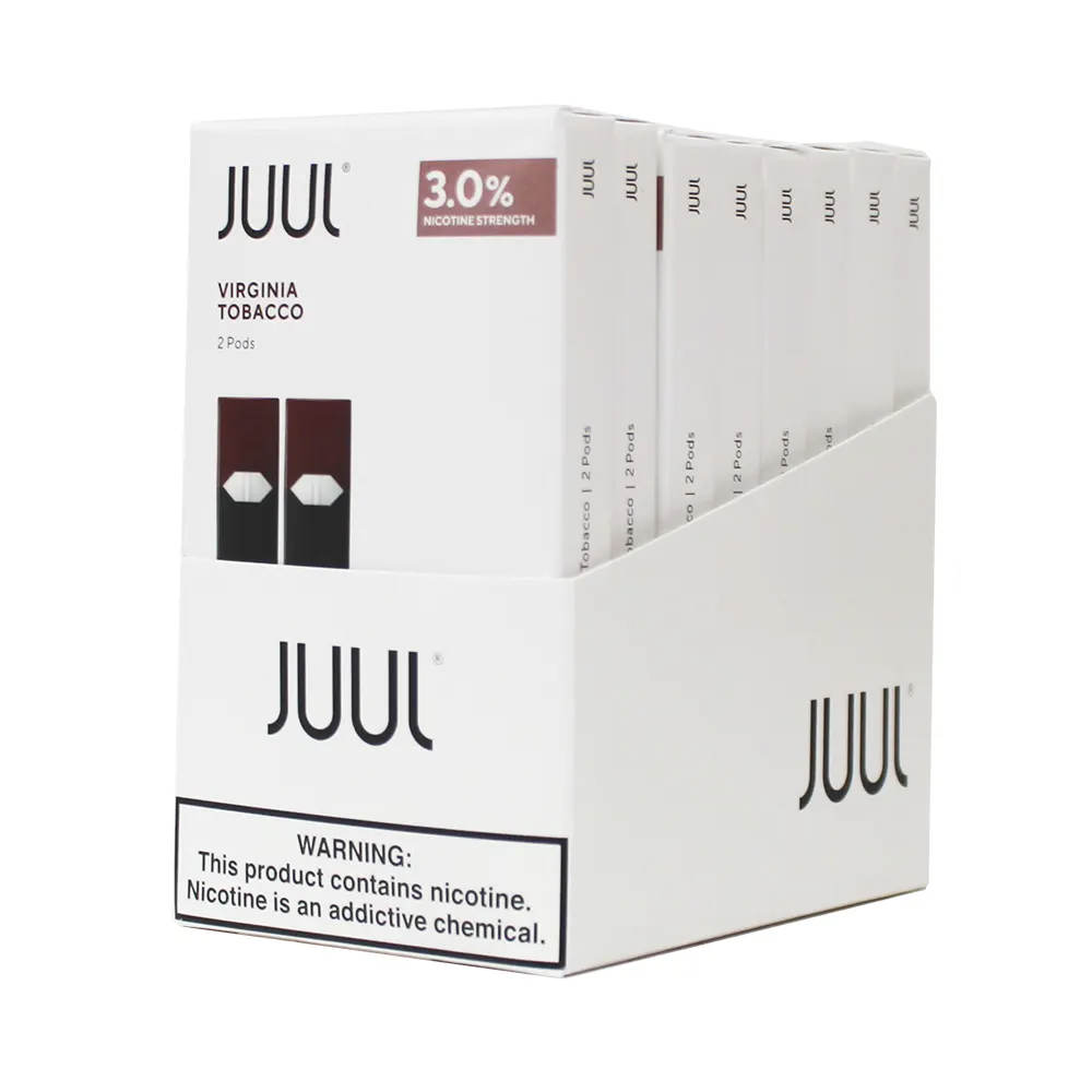 Juul 2 8ct 3% Virginia Tobacco Box (10819913014984) Unit (0819913014987)