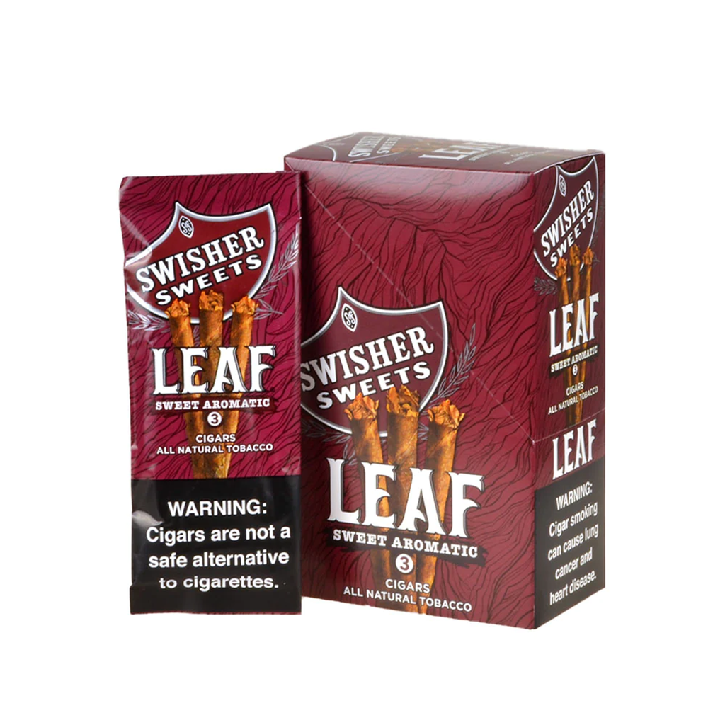 Swisher Leaf $2.49 10-3pk Leaf Aromatic Box (025900359522)