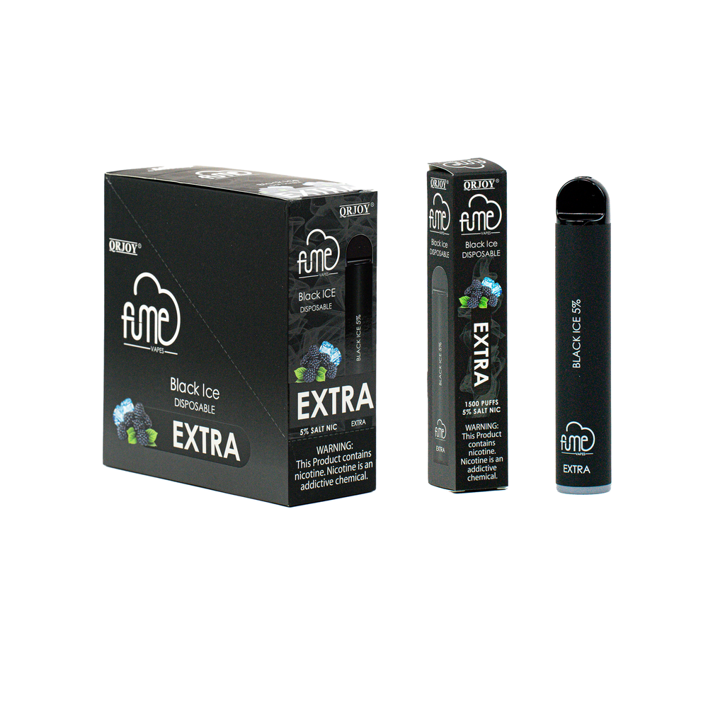 FumeExtra 10pk 5% 1.5k Black Ice Old Box (6973304116880)