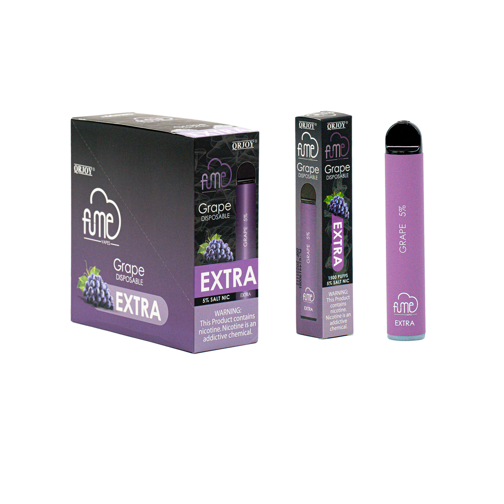 FumeExtra 10pk 5% 1.5k Grape Old Box (6973304113322)