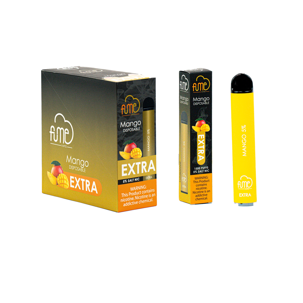FumeExtra 10pk 5% 1.5k Mango Box (6973304113346) Unit (6973304118389)