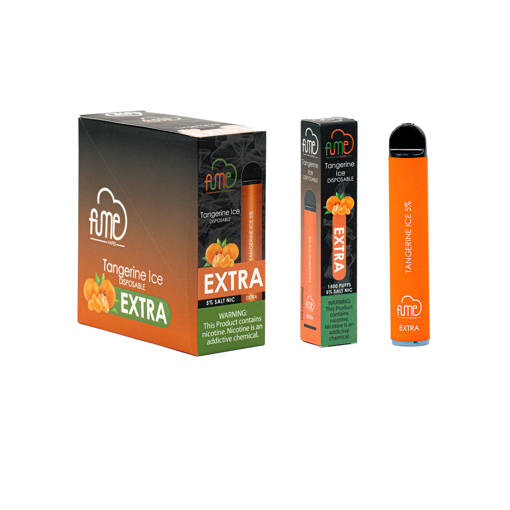 FumeExtra 10pk 5% 1.5k Tangerine Ice Old Box (6973304113261)