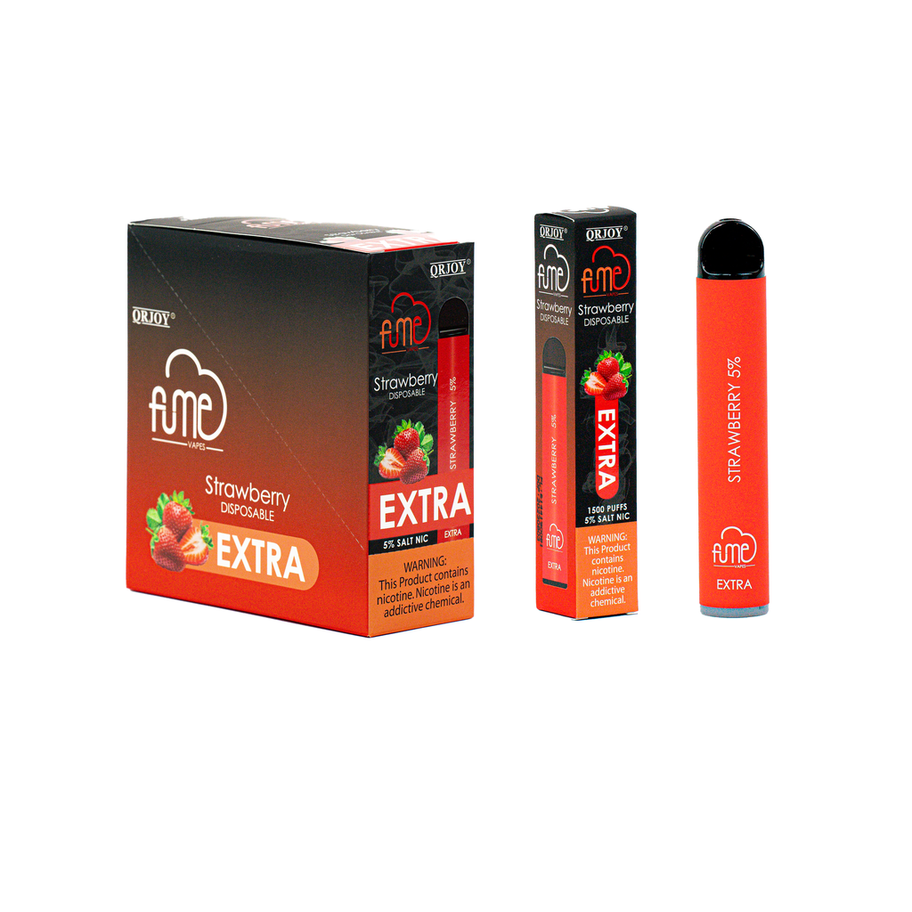 FumeExtra 10pk 5% 1.5k Strawberry Old Box (6973304113384) Unit (6973304118280)