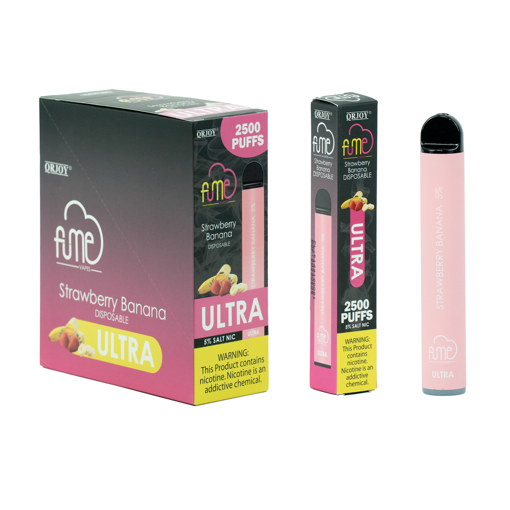 FumeUltra 10pk 5% 2.5k Strawberry Banana Old Box (6973304112875) Unit (6973304112868)