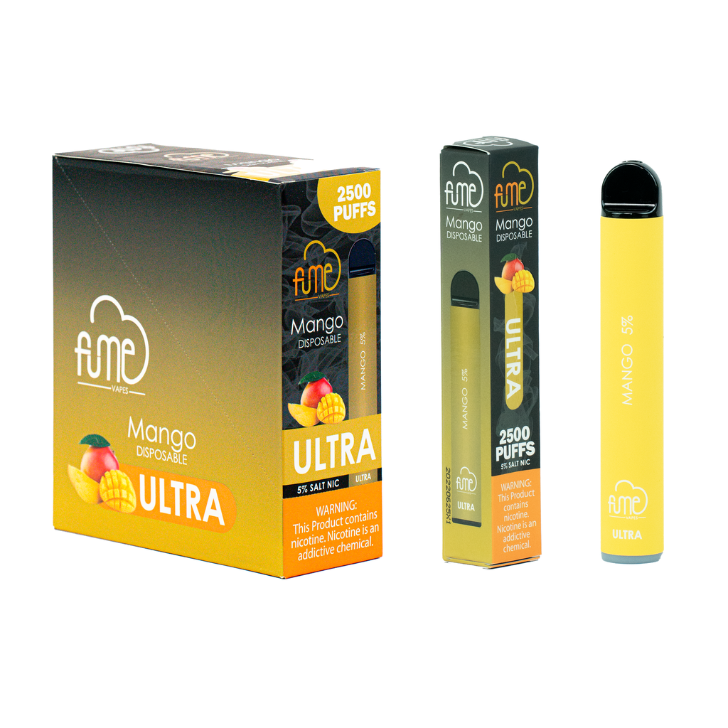 FumeUltra 10pk 5% 2.5k Mango Box (6973304112776) Unit (6973304112769)