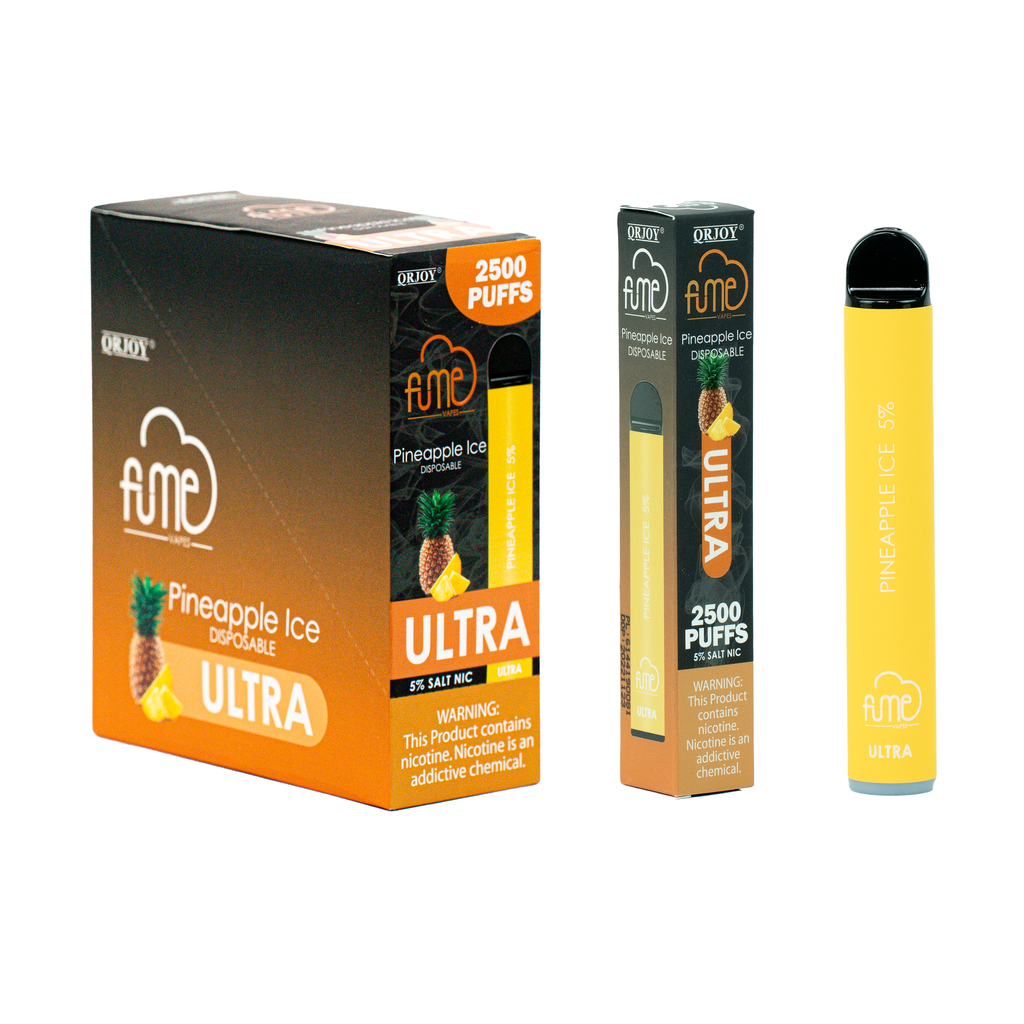 FumeUltra 10pk 5% 2.5k Pineapple Ice Box (6973304112714) Unit (6973304112707)