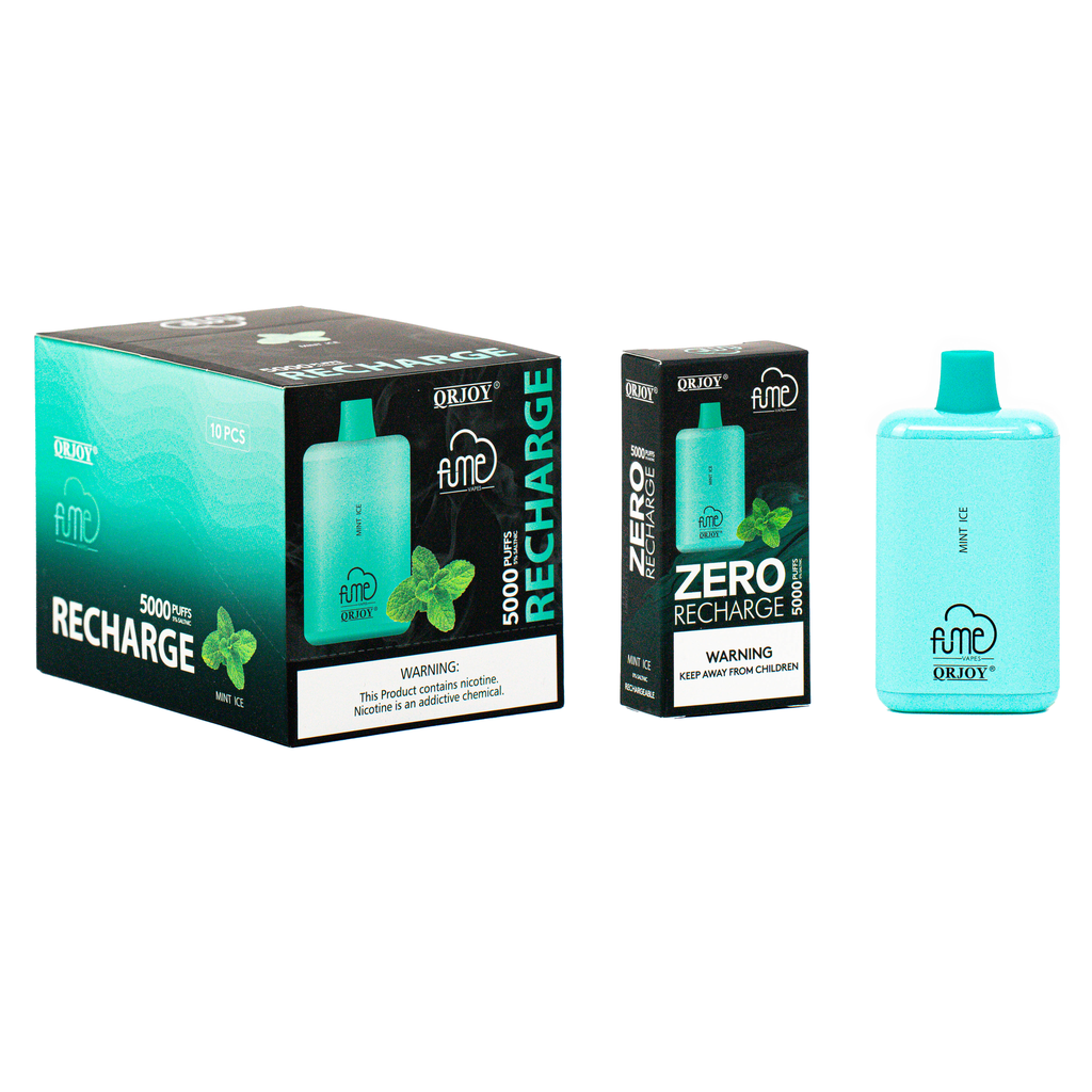 FumeRecharge 10pk 5% 5k Mint Ice Box (6941821706235) Unit (6941821705993)