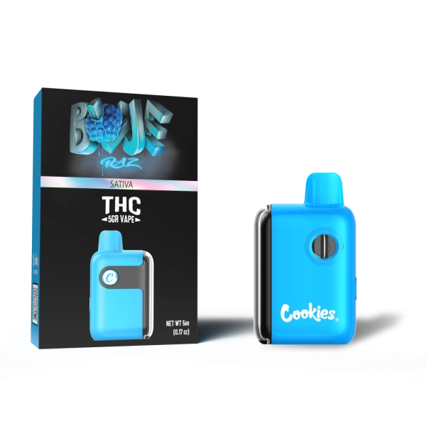 Cookies 5g Vape 5pk Blue Razz Box (695682284994)